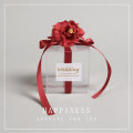 Pikkukuva 1 / 10: 10 kpl Wedding Favor Box Suklaa karkkirasiat CLEAR RED CLEAR Clear red