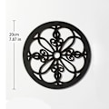 Miniatyrbillede 3 af 6: 4 stk Rustik træ vægdekor hul udskåret design dekoration blomst
