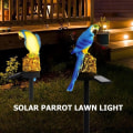 Miniatyrbillede 5 af 10: Solar Power LED Lys Papegøje Plæne Lys GUL Yellow