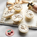 Pikkukuva 9 / 9: 2kpl Wax Seal Seal -leimasinpää LILY LILY Lily