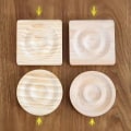 Miniatyrbillede 7 af 10: Bambus Perlebræt Smykkebakke BAMBUS SQUARE C BAMBOO SQUARE Bamboo square C