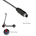Miniatyrbilde 6 av 6: Batterilader for elektrisk scooter for Xiaomi M365/Pro EU-kontakt