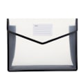 Miniatyrbillede 1 af 8: A4-mapper Dokumentpose SORT black