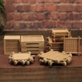 Miniatyrbilde 6 av 10: 3 stk Koppmatte Bambusunderlegg A2 A2 A2