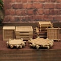 Miniatyrbilde 6 av 10: 3 stk Koppmatte Bambusunderlegg B1 B1 B1