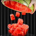 Miniatyrbillede 6 af 10: Vandmelon Slicer Cutter Vandmelon Gaffel Frugt Forks Slicer