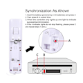 Pikkukuva 8 / 10: Nintendo Wii/Wii U Joystick Wireless Remote Gamepad WHITE white