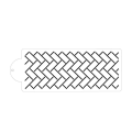 Miniatyrbillede 1 af 9: 3 Stk Kage Mesh Stempler Stencils Prægning 1 1 1