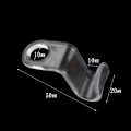 Miniatyrbillede 2 af 6: 60 Stk Tøj Bøjle Connector Cascading Kroge Organizer Transparent