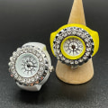 Miniatyrbilde 4 av 10: Digital Par Klokke Ring Ring Klokke HVIT White