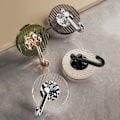 Miniatyrbillede 7 af 10: 4 STK Vægorganiseringskrog Transparent Tøjkrog FARVE 3 FARVE Color 3