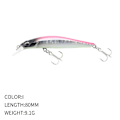 Pikkukuva 4 / 10: uppoava Minnow Baits Fish Hooks H H H