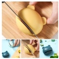 Miniatyrbild 5 av 9: Mini Cartoon Frog Sharpener Portable gul