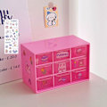 Miniatyrbillede 1 af 10: Opbevaringsboks Desktop Organizer 9 GRIDS ROSE RED 9 GRIDS ROSE RED 9 grids rose red