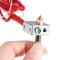 Miniatyrbillede 4 af 8: MK8 Hot End ekstruderdysesæt Ekstruder messingsæt 30mm A8