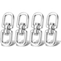 Miniatyrbilde 1 av 7: 4stk Swivel Eye Ring 8-formet Ring Universal Ring