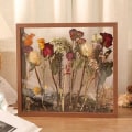 Miniatyrbillede 4 af 10: Blomsterdisplayramme Vægmontering VALNØD 8 TOMMERS - 15,2X20,3CM Walnut 8 inch - 15.2x20.3cm