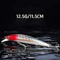 Miniatyrbilde 4 av 6: 2 stk Naturtro fiskeagn Falsk fiskelokk RØD C C RED C-C