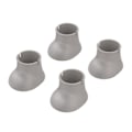 Pikkukuva 1 / 10: 4 kpl/ set Tuolin cover Tuolin jalkatyyny GREY ROUND ROUND Gray Round-Round