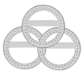 Miniatyrbillede 1 af 7: 3 stk 360° vinkelmåler Svingarm Vinkellineal Math Circle 3