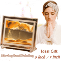 Miniatyrbild 5 av 10: Moving Sand Frame Sand Motion Art A5 A5