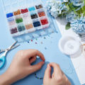 Miniatyrbild 4 av 10: 1500 st 4mm Glaspärlor Facetterade Bicone Kristall Distanspärlor