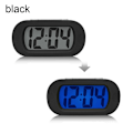 Miniatyrbillede 1 af 10: Alarm Snooze Clock Elektronisk ur SORT black