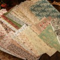 Miniatyrbilde 9 av 10: 100 stk/bok Vintage meldingsmateriale Papir 05 05 05