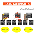 Miniatyrbilde 6 av 7: Generator Interlock Kit 200 Amp Hovedbryter Panel Big Easy