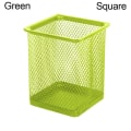 Pikkukuva 1 / 10: Mesh Pen Pot -kynäpidike VIHREÄ NELIÖ Green Square-Square
