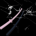 Miniatyrbilde 9 av 10: 3D Gravity Katana Toys 3D-utskrift Katana Toy PINK Pink