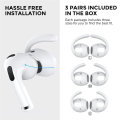 Miniatyrbilde 5 av 10: 3 par ørepropper øreputer for Airpods 3 white