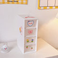 Miniatyrbild 1 av 10: Förvaringsbox Desktop Organizer 4 RASTER VIT 4 RASTER VIT 4 grids white