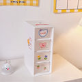 Miniatyrbillede 1 af 10: Opbevaringsboks Desktop Organizer 4 GRIDS HVID 4 GRIDS HVID 4 grids white