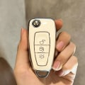 Miniatyrbilde 9 av 10: Bilnøkkeletui Nøkkeldeksel Shell A-SORT A-SORT A-black