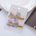 Pikkukuva 9 / 10: 4 kpl Cat Shape Traceless Barrettes asetaattihiusklipsit 5 5 5