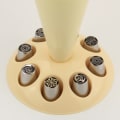 Miniatyrbillede 3 af 5: 9 stk. Blomsterdyseplacering Stativ Kage Rørpose Konditorpose
