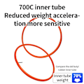 Miniatyrbild 4 av 10: Cykel Inner Tube Cykel TPU Inner Tube 65MM 65mm