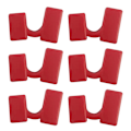Pikkukuva 1 / 10: 25 kpl Chopsticck Helpers -harjoituspidike PUNAINEN red