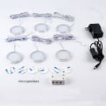 Miniatyrbillede 1 af 10: Underskabslys LED Puck Lys EU-6STK-HVID LYS EU-6PCS-White Light