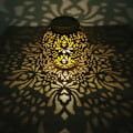 Miniatyrbillede 4 af 10: Morrocan Lanterne Havelampe SORT black