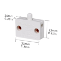 Miniatyrbild 5 av 8: 10 st Automatisk garderobsljusbrytare Dörr Touch Switch svart