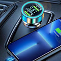 Miniatyrbillede 8 af 8: Biloplader opladningsadapter USB-adapter