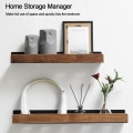 Miniatyrbilde 6 av 10: Vegghylle Home Decor Rack C-30CM C-30cm