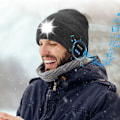 Pikkukuva 6 / 8: Bluetooth-yhteensopiva kuulokehattu LED cap PUNAINEN Red