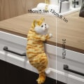 Miniatyrbild 2 av 10: Simulering Katt hängande prydnader Realistiska docka djur B
