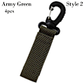 Miniatyrbild 1 av 10: 4st Webbing Ryggsäck Rem Quickdraw Karbinhake ARMY GREEN Army Green Style 2-Style 2