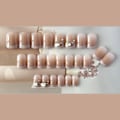 Miniatyrbillede 4 af 5: 24stk False Nails Short Square French 15216