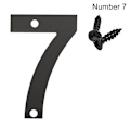 Pikkukuva 1 / 10: 4 tuumaa/10 cm ovitarra Numerokilpi NUMERO 7 NUMERO 7 Number 7