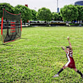Miniatyrbild 3 av 7: Baseball Practice Practice Net RED red